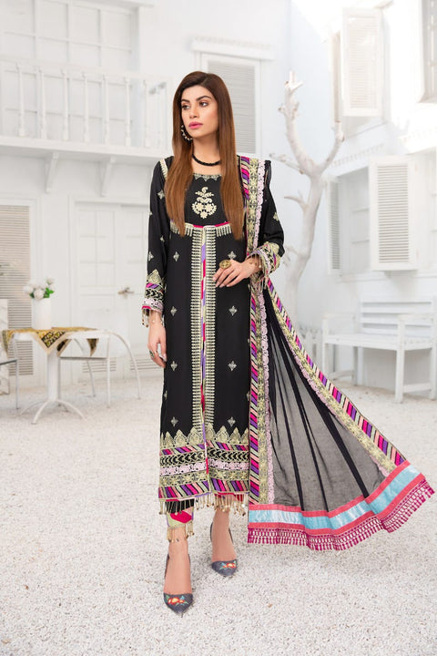 Ready to Wear 3pcs Embroidered Dress by Gulwarun 12