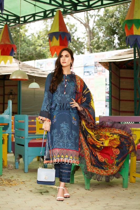 Gulwarun Eid Lawn Ready to Wear Collection 09