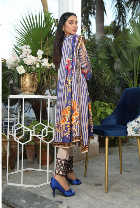 Lawn Embroidered 3 Pcs Collection by Simrans 04