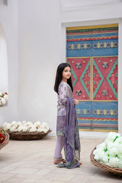 Kids Ready to Wear Haseen Lawn Embroidered Collection 01