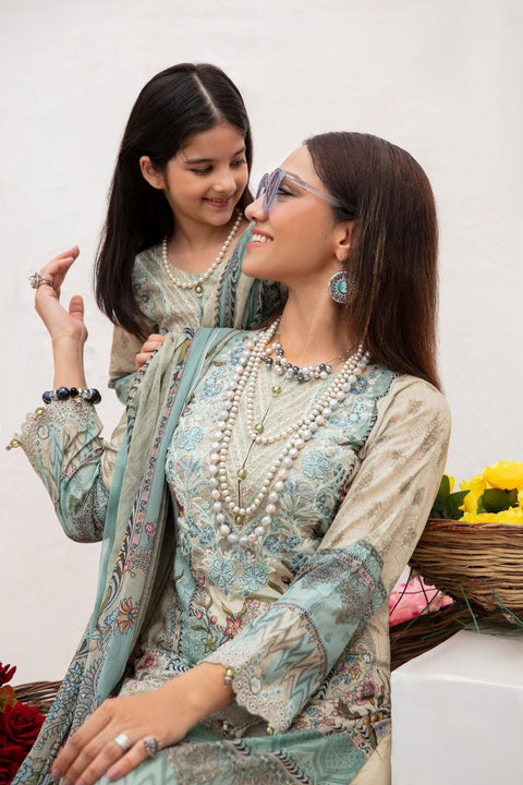 Kids Ready to Wear Haseen Lawn Embroidered Collection 05