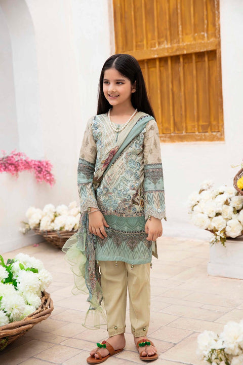 Kids Ready to Wear Haseen Lawn Embroidered Collection 05