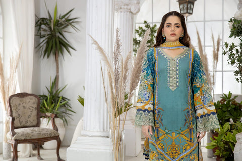 Luxury Lawn Ready to Wear Eid Collection by Mona 09