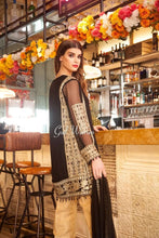 Black Prestige Luxury Chiffon Dress by Gulwarun