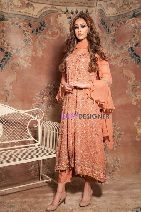 Luxury Embroidered Formal  Dress by Simrans