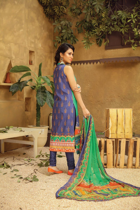 Jacquard Lawn Ready to Wear 3 Pcs Embroidered Dress by Panache 07