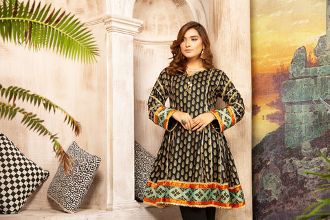 Ready to Wear Block Printed and Embroidered Collection by Sakeena Hasan 05