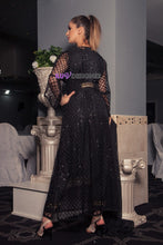 3 Piece ready to wear Embroidered long Dress by Sakeena Hasan