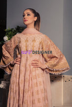 Ready to Wear Linen block printed Winter dress by Sakeena Hasan