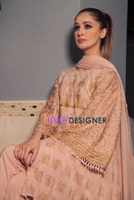 Ready to Wear Linen block printed Winter dress by Sakeena Hasan