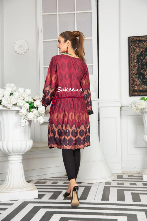 Ready to Wear Embroidered Kurta by Sakeena Hasan 02