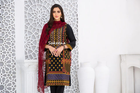 Winter Ready to Wear 3 Pcs Collection by Sakeena Hasan 04