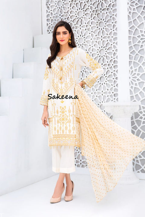 Winter Ready to Wear 3 Pcs Collection by Sakeena Hasan 02