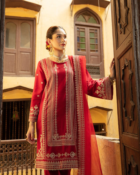 Luxury Lawn Ready to Wear Embroidered Collection by Shanyera 08