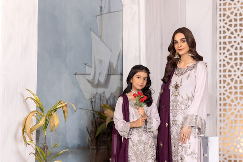 Kids Chiffon Collection with Handwork by Simrans 04