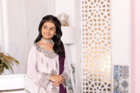 Kids Chiffon Collection with Handwork by Simrans 04