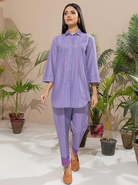 1pc Khaddar Winter Shirt U2533-Lilac