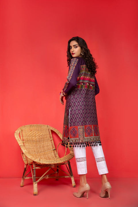 Khadar Ready to Wear Handwork 2 Pcs Dress by Zaiwa 02