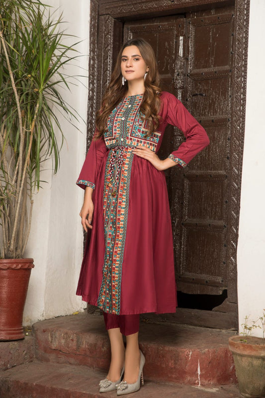 Eid Ready to Wear 2 Pcs Collection by Zaiwa 04