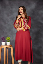 Ready to Wear Embroidered waist coat Dress by Zaiwa 03