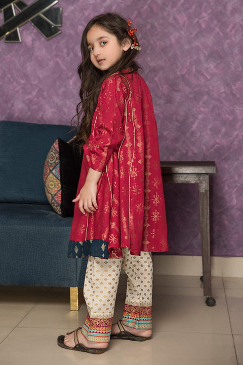 Girls Ready to Wear Jacquard Kurta 07