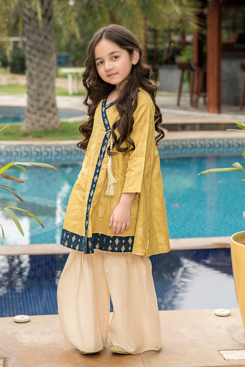 Girls Ready to Wear Jacquard Kurta 11