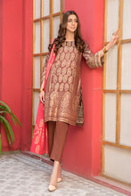 Jacquard Lawn Ready to Wear Dress with Handwork by Zaiwa 10