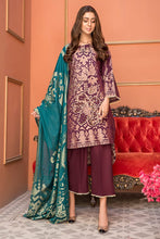 Jacquard Lawn Ready to Wear Dress with Handwork by Zaiwa 05