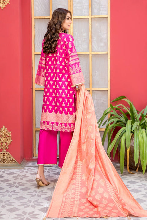 Jacquard Lawn Ready to Wear Dress with Handwork by Zaiwa 11