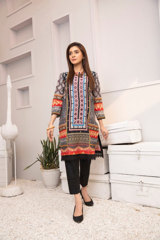 Winter 2 Pcs Ready to Wear Hand Embroidered Collection by Zaiwa 04