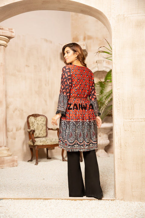 Winter Ready to Wear Embroidered Kurta by Zaiwa 03