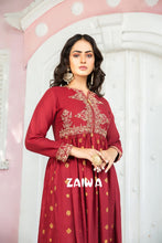 Ready to Wear Winter Embroidered Kurta by Zaiwa 01