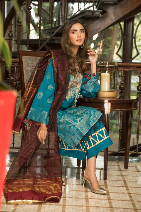 Embroidered Jacquard Ready to Wear Collection by Zimal 02