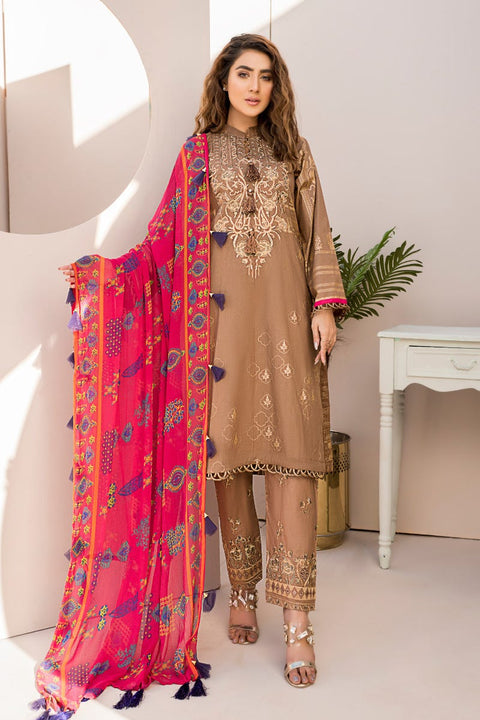 Ready to Wear Embroidered Lawn 3 Pcs Collection by Zimal 05